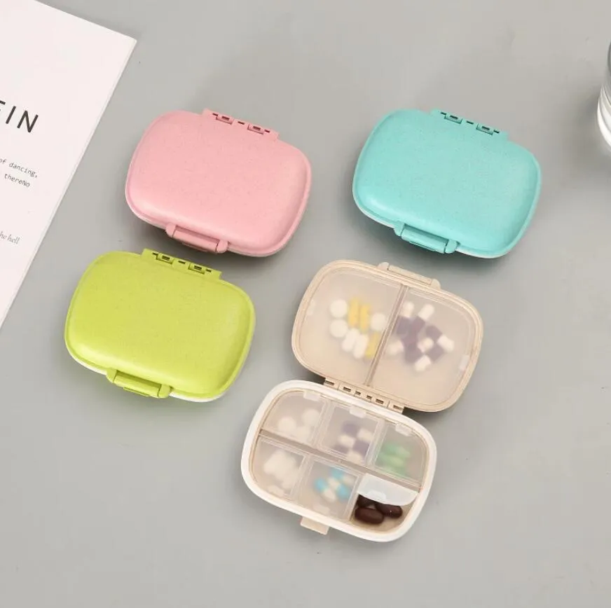 Portable 8 Grids 7 Day Mini Weekly Tablet Pill Medicine Box Holder Storage Organizer Container Case Pill Splitters Travel Pills Boxs