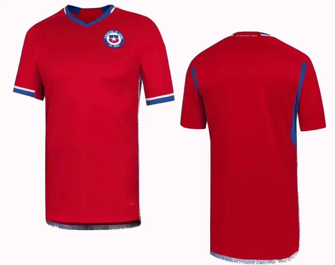 Customized 22 23 Chile Home Red Men 7 ALEXIS 8 A VIDAL 10 VALDIVIA 17