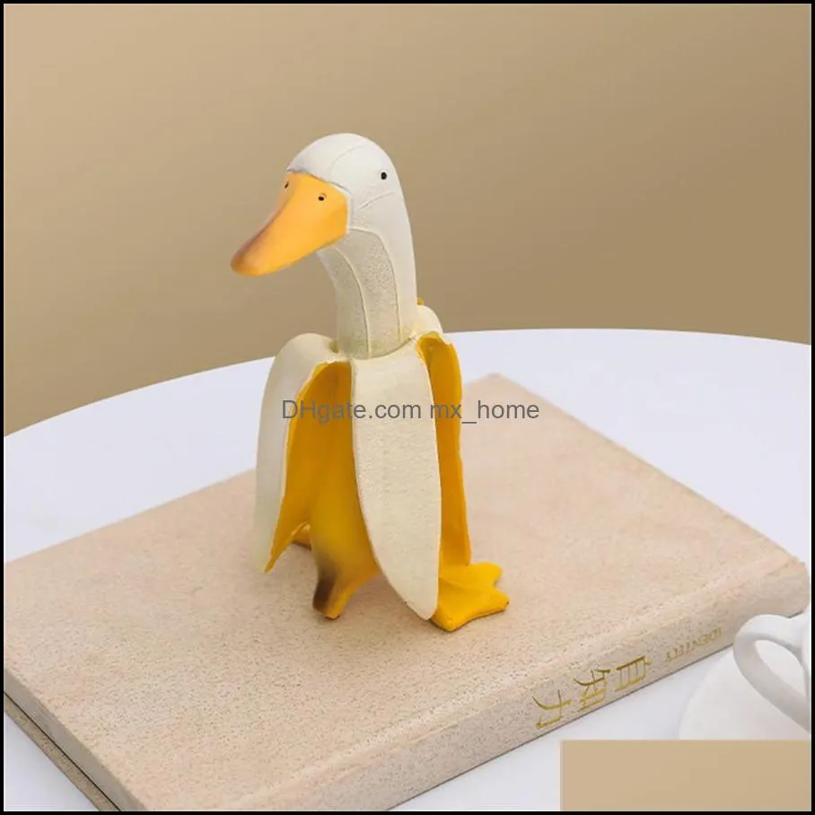 Party Favor Lovely funny creative banana duck decoration home decoration desktop birthday gift