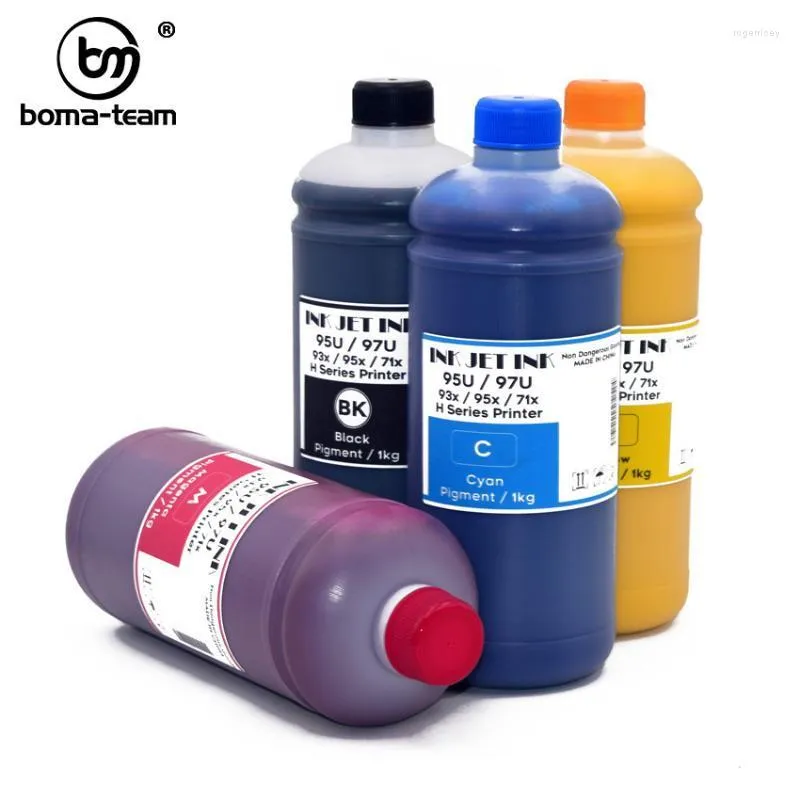 Kits de recharge d'encre BOMA-TEAM 1000ML 970 971 970xl, pigments imperméables pour Officejet Pro X451 X476 X551 X576 971xl, imprimante KInk Roge22