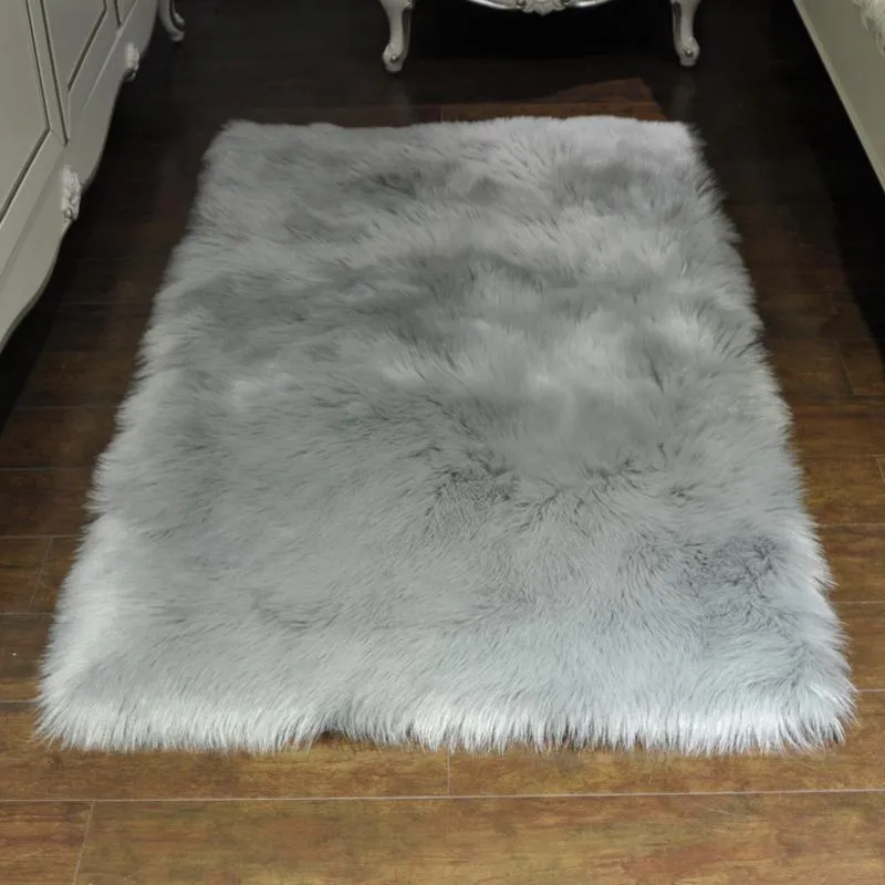 카펫 부드러운 인공 양가죽 깔개 의자 덮개 울 따뜻한 털실 카펫 좌석 나쁜 객실 세트 테이프 스트라이프 바닥 카펫 카펫