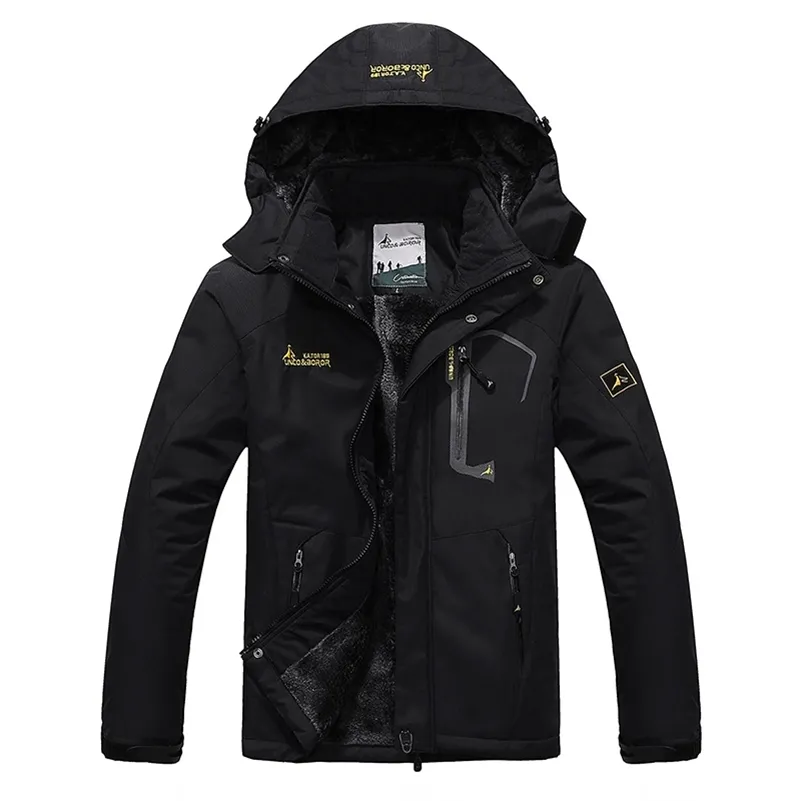 남성용 겨울 내부 양털 방수 재킷 야외 스포츠 따뜻한 브랜드 코트 하이킹 캠핑 트레킹 스키 남성 재킷 VA063 220516