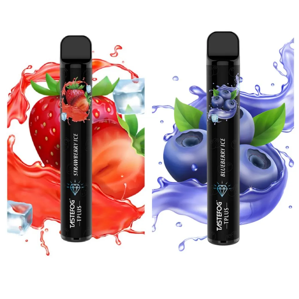 Puffs 800 vape pods disposable pen tpd approved tastefog wholesale 11 fruit flavors elf vapes english spanish package customize