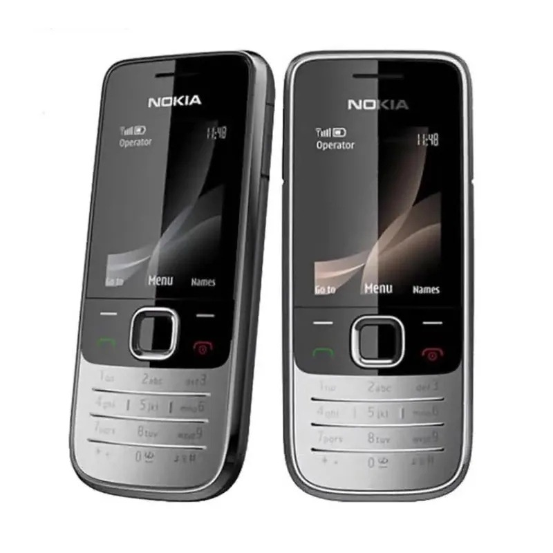 Orijinal Yenilenmiş Cep Telefonları Nokia 2730 GSM 3G WCDMA Destek Çok Alange Rus Arap İngiliz Klavyesi Kilidi Açılmış Akıllı Telefon