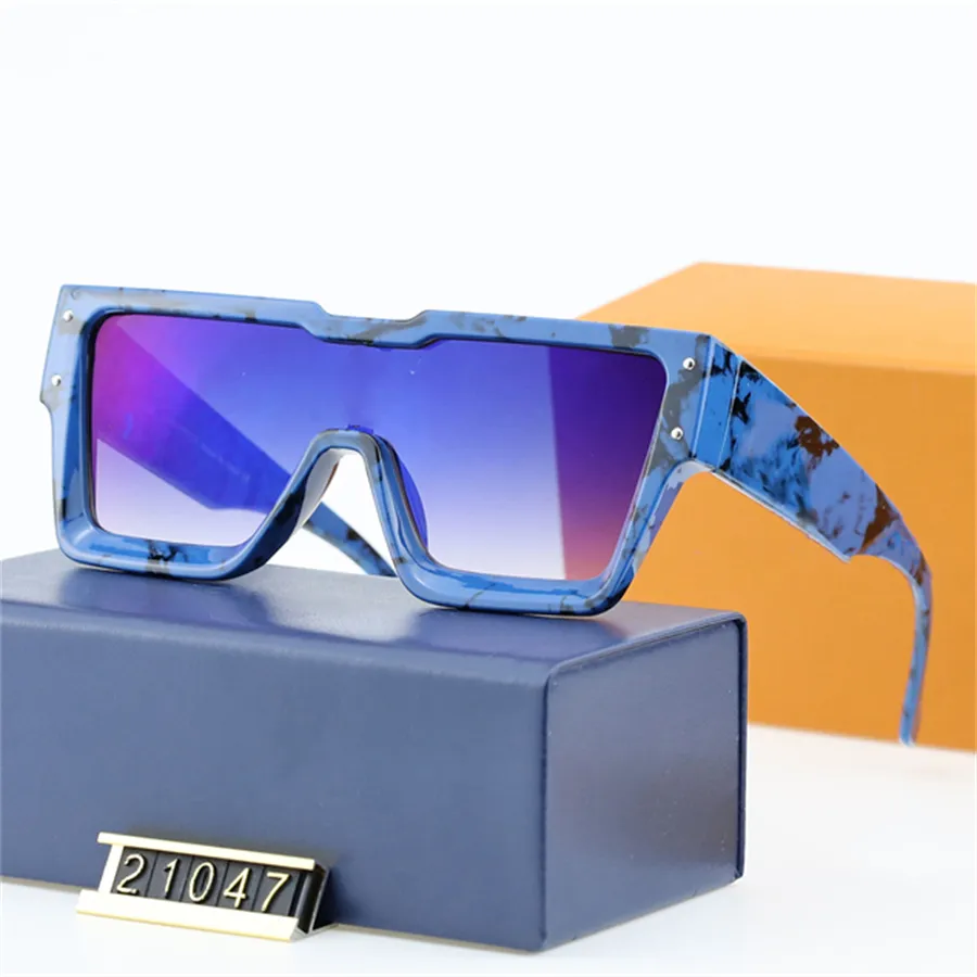 Designer Luxury Sunglasses Men Eyeglasses Outdoor Shades Big Square Frame Fashion Classic Lady Sun glasses Mirrors High QualityUOV2