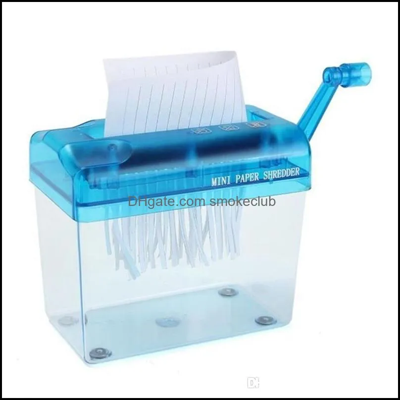 Mini Shredder Crusher Destroyer Paper Documents Cutting Machine-SCLL Shredders for students or office A6 size paper