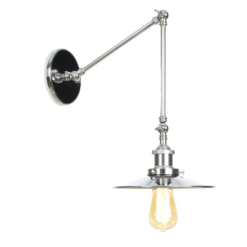 Lâmpada de parede lâmpadas de alta qualidade sconce loft cromo banheiro banheiro luz moderno de metal moderno a cabeceira de cama de sonho de sonho