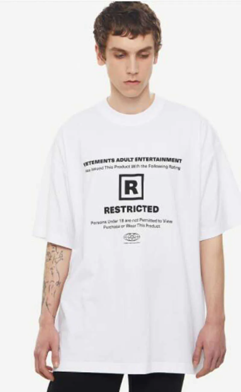 DHgate.com:Vetements Restricted High-Quality Summer T-Shirt
