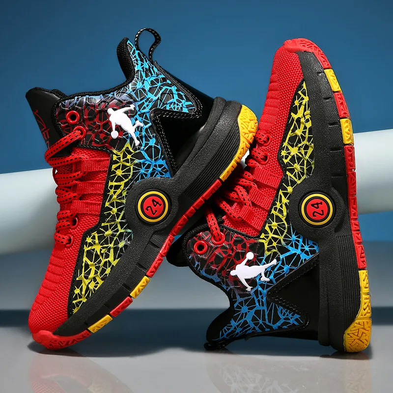 High Top Basketball Sneakers For Boys And Men Lightweight And
