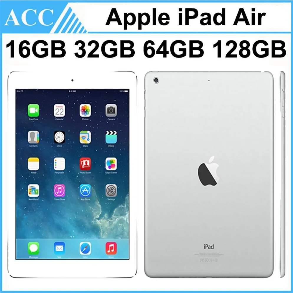 Ristrutturati Original Original IPad Air iPad 5 WiFi Versione 16GB 32GB 64 GB 128GB 9,7 pollici Retina iOS Dual Core A7 Tablet PC chipset PC DH257N