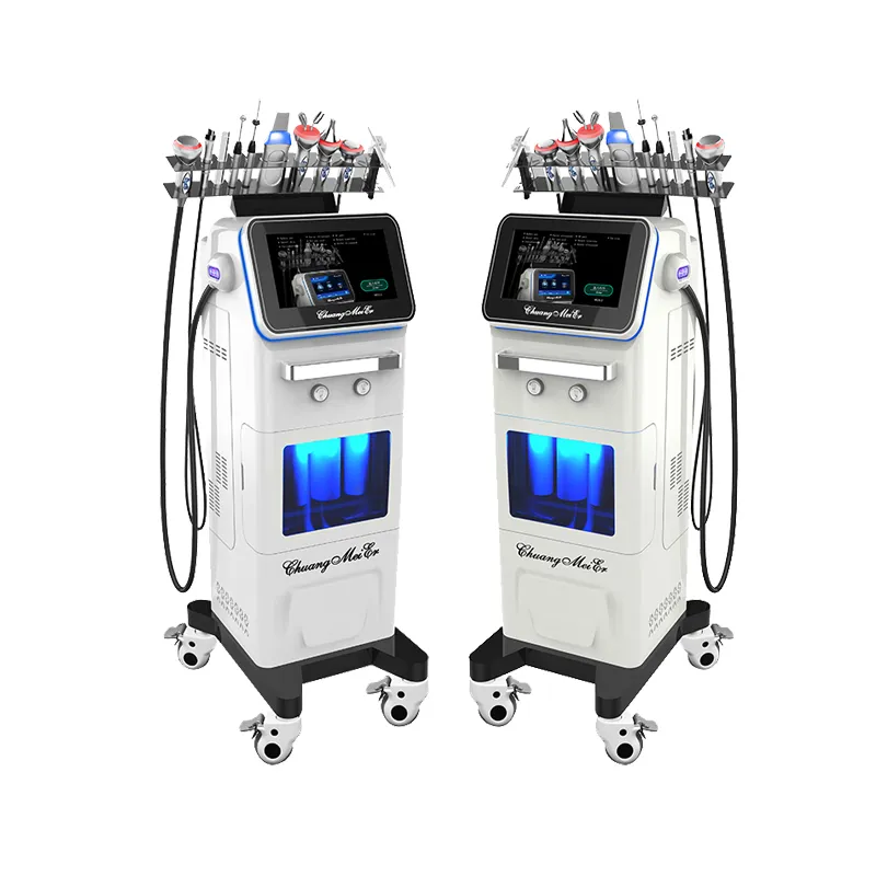 2022 ترقية جديدة 10 في 1 Hydra Dermabrasion Aqua Water Peel Facial Hydro Hydro Machine Microdermabrass