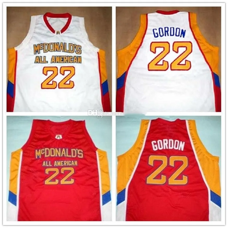 Никивип Эрик Гордон #22 Все американские ретро -баскетбольные майки сшивали индивидуальные изделия.