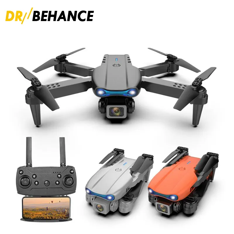 E99 Pro Mini Drone 4K HD 1080p wifi caméra grand Angle professionnelle Drones FPV évitement d'obstacles hélicoptères Rc quadrirotor jouets cadeaux fly drone