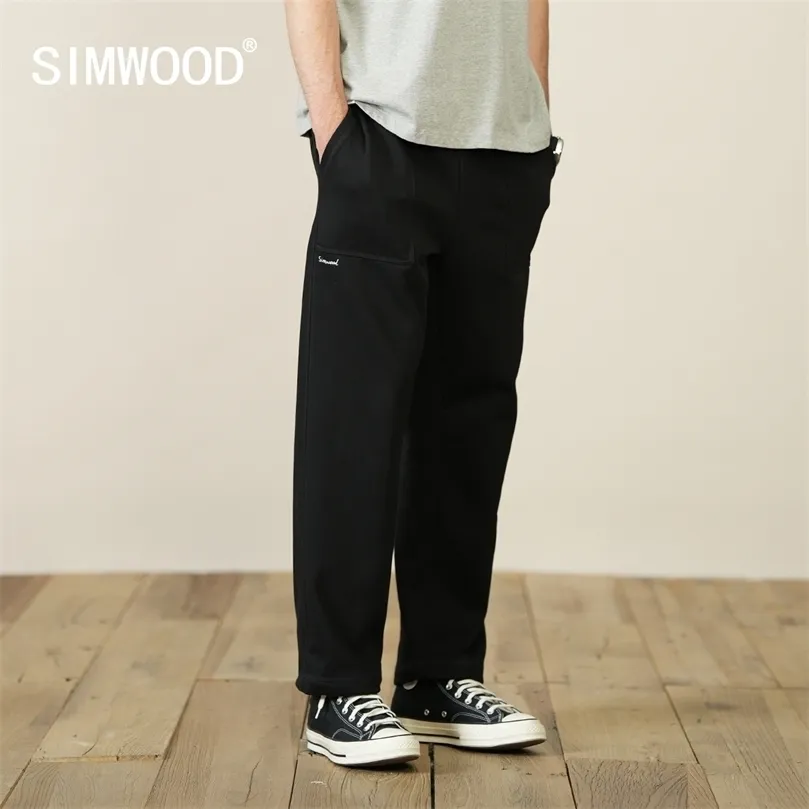 Spring Drawstring Sweatpants Men Loose Straight Sporty Gym Athletic Fit Jogger Pants Trousers 220621