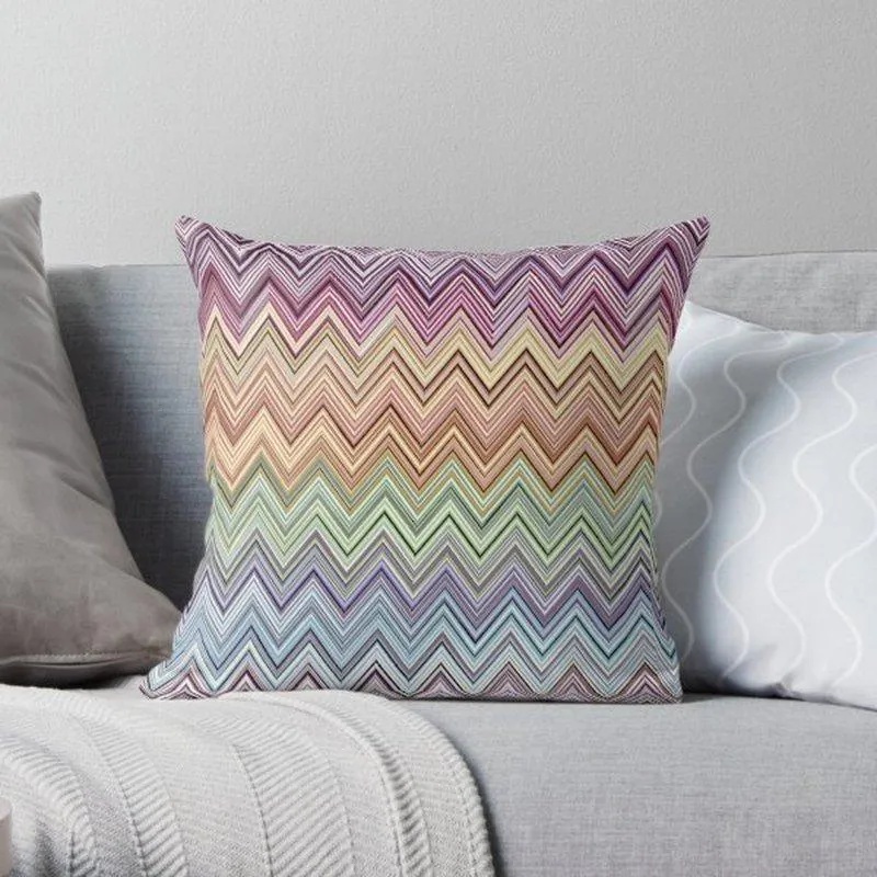 베개 케이스 Missoni Home Zigzag 던지기 침실 소파 애니메이션 침대 패션 베개 Casepillow189r