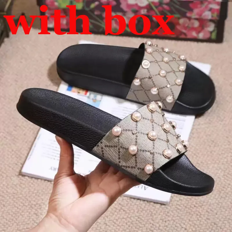 Paris Modedesigner Hausschuhe Damen Herren Sandalen Flache Sandalen Lässige rutschfeste Hausschuhe Qualität mit Box