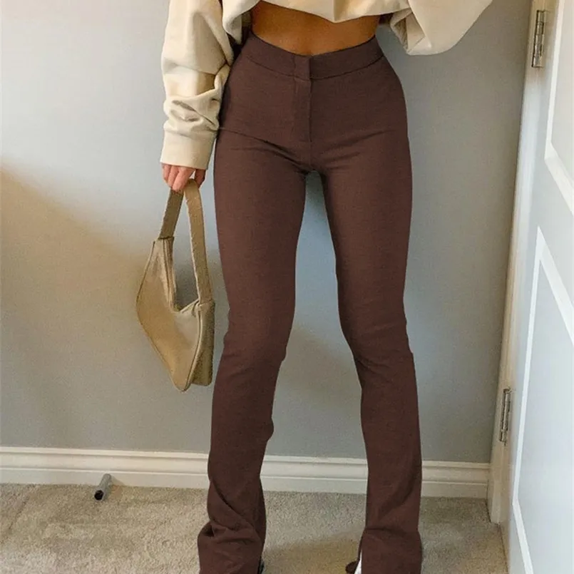 Casual Skinny Elastic High Colo