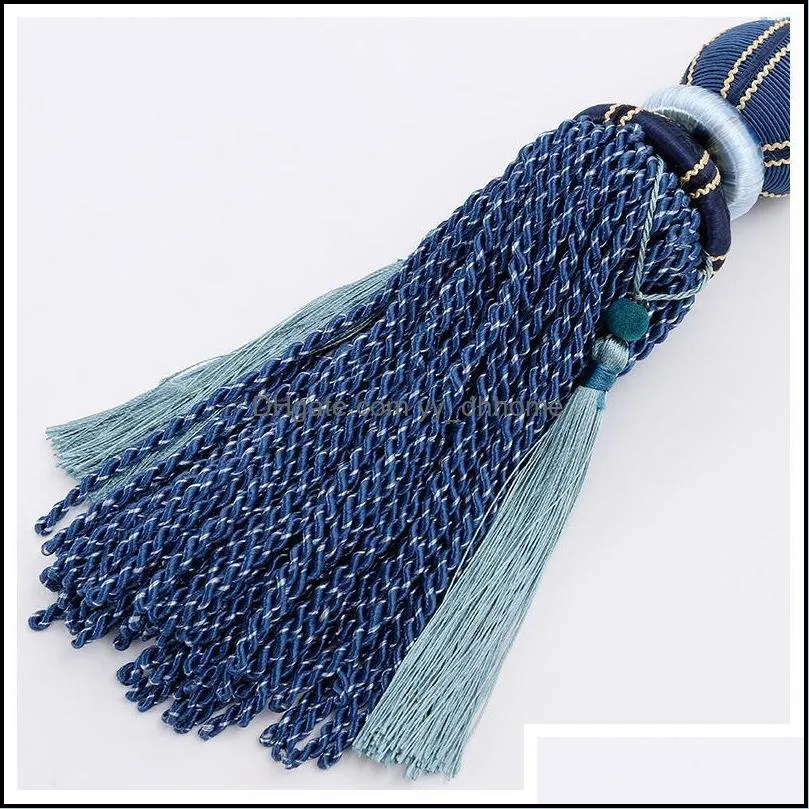 Other Home Decor 2 Pcs Fashion Curtain Hanging Ball Straps Curtains Tassels Tiebacks Bandages Brushes Accessories