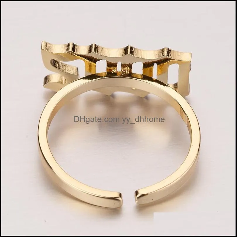 new fashion stainless steel rings for women korean 1985-1997 custom birth years number rings silver gold rose gold as gift best friend