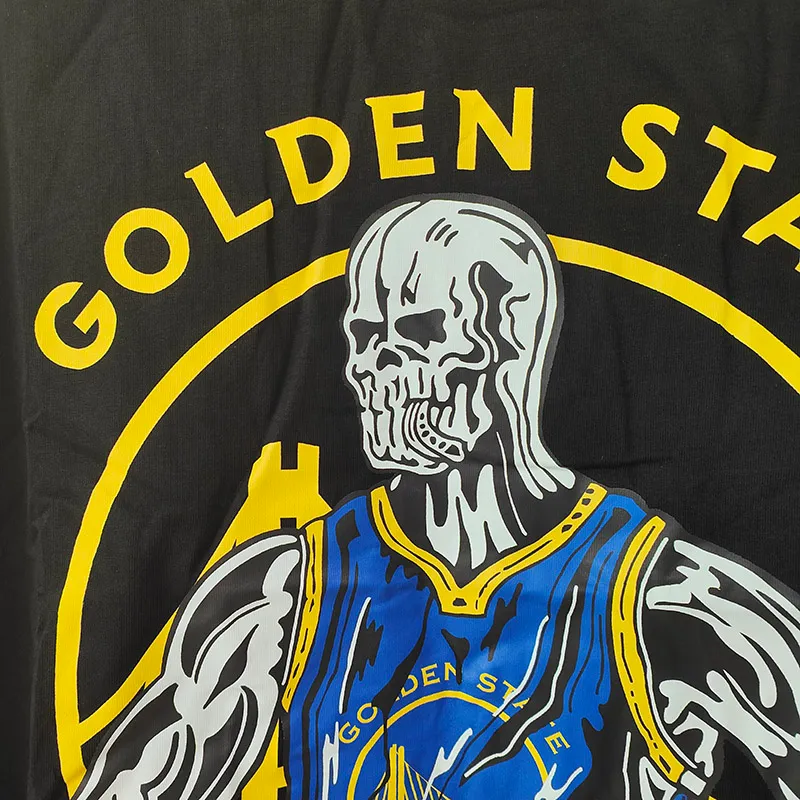 T-shirt Warren Golden State Tee Mens LOTAS Tee Summer camisetas femininas camisetas soltas Men camisa casual black top tee s-xl