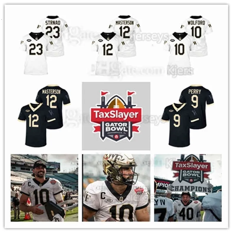 Camiseta de fútbol Uf CeoWake Forest Traveon Redd Nasir Greer Jacorey Johns Chelen Garnes Rondell Bothroyd Luiji Vilain Chase Jones Zion Keith Dion