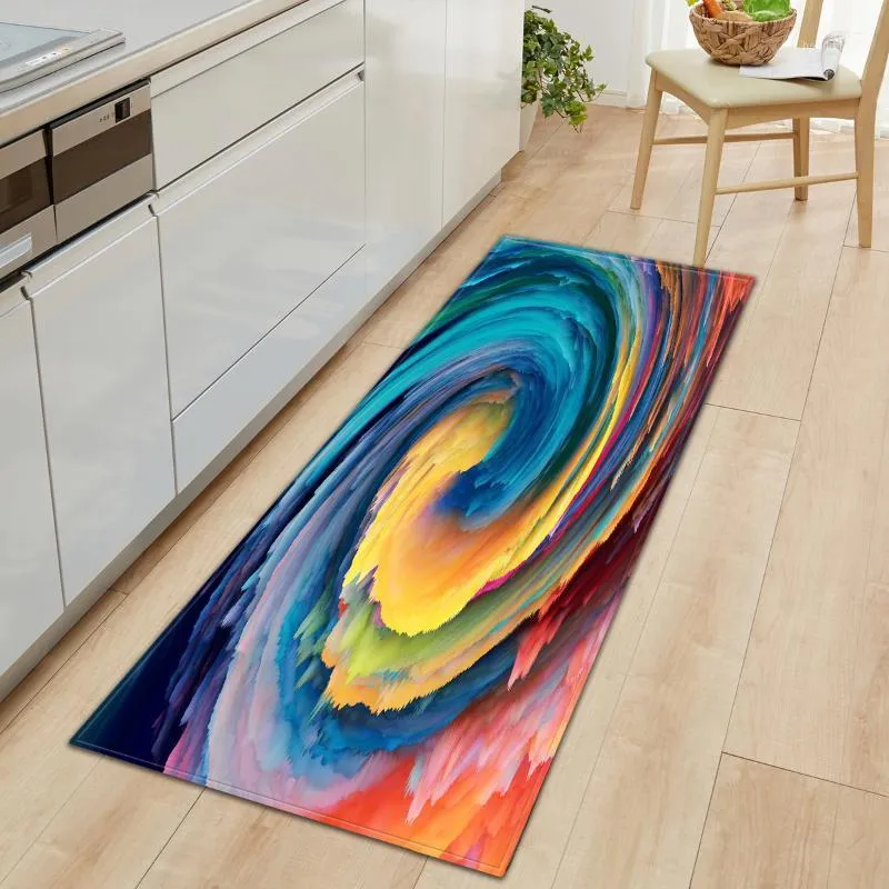 Chaptes de bain Carpets de cuisine plancher grand paillasson chambre tatami tatami tapis à l'huile étanche