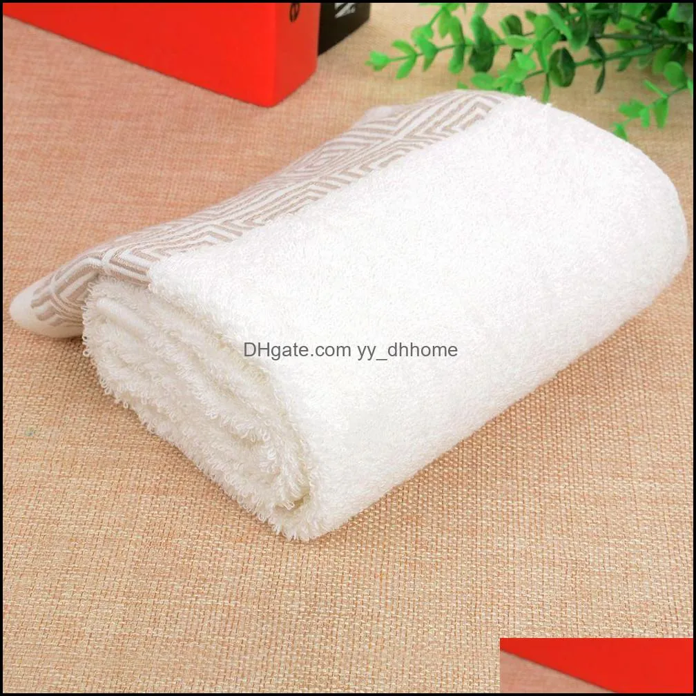 3Color Absorbent Soft Washcloth The Bath Pure Cotton Siege Back Word Bath Towel