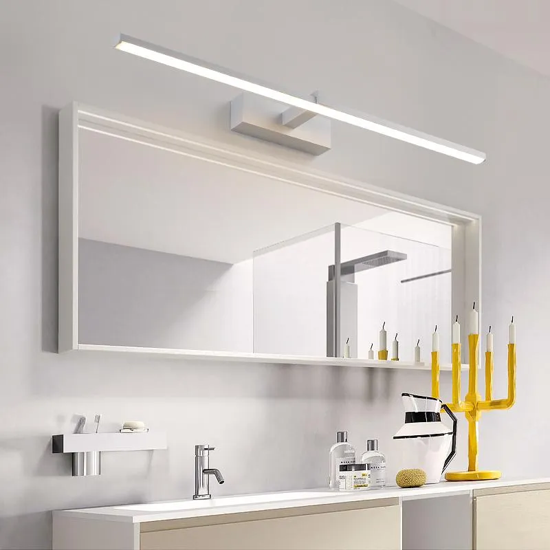 Wall Lamps Modern LED Mirror Front Lamp Simple Bathroom Toilet Black Creative Bedroom Dresser Cabinet Special LampWall