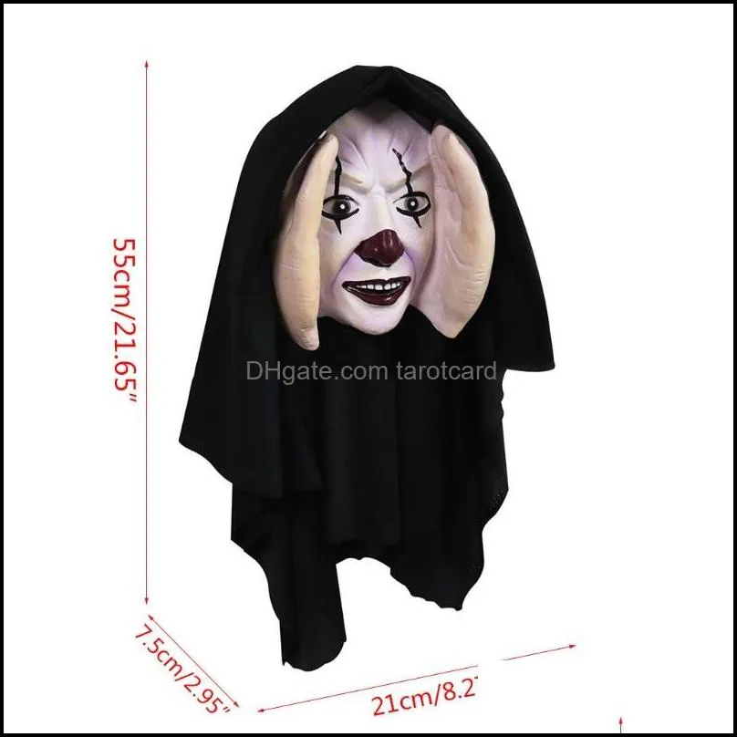 Party Decoration Halloween Scary Peeper Hanging Mask Horror Peeping Clown Window