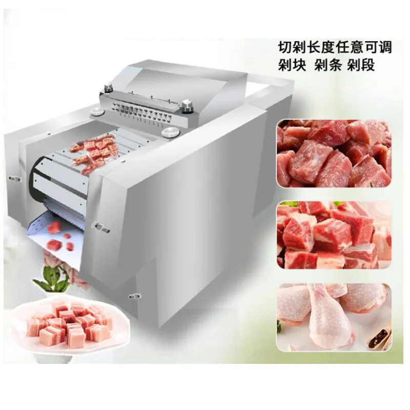 Meat Cutter Machine: Heavy Duty Frozen Fish Dicing Machine For Chicken ...
