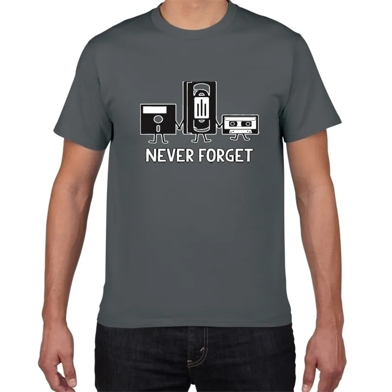 Nigdy nie zapomnij o sarkastycznej muzyce graficznej nowość śmieszna koszulka mężczyzn Casual Cotton Top Letter Printed T-Shirt T-Shirt Homme 220505