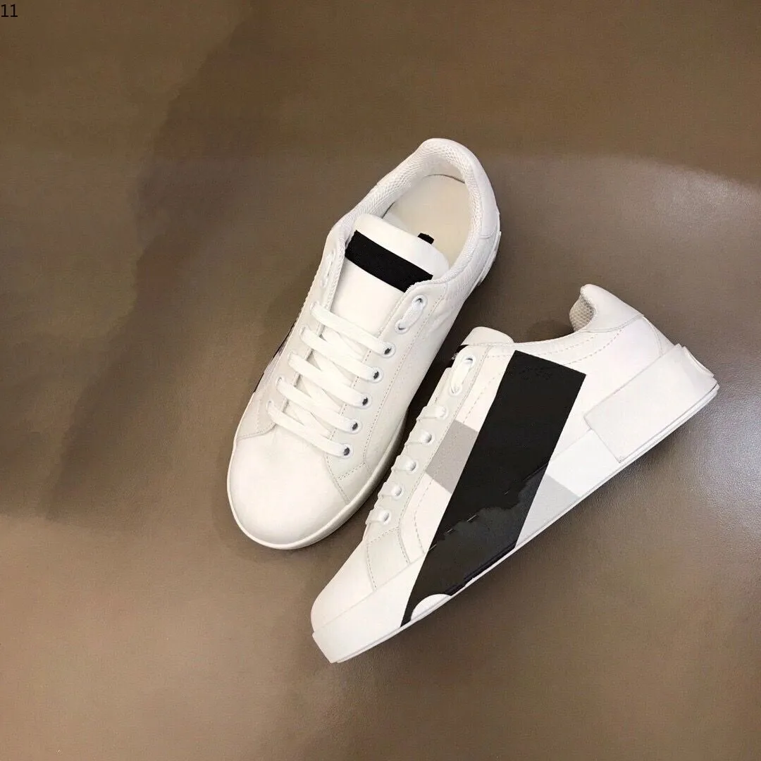 The New Fashion Women Shoes Men skórzane koronkowe platforma Ogólne Sole Treakers White Black Casual HCKJJ125