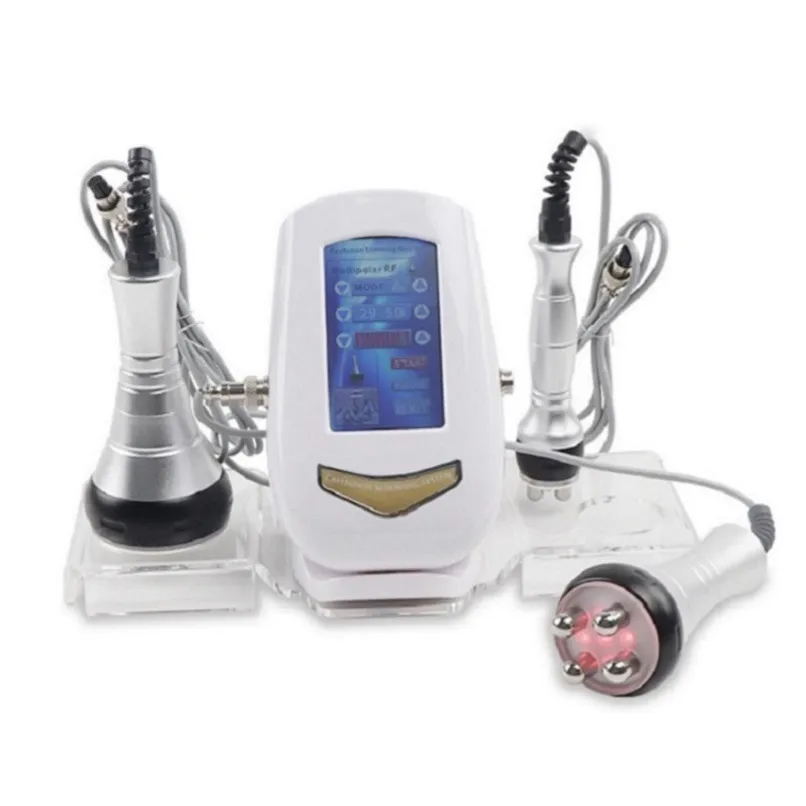 가정용 미용 개인 관리 RF 얼굴 리프팅 피부 신체 레이저 Lipo EMS 근육 자극기 40K 캐비테이션 슬리밍 장치