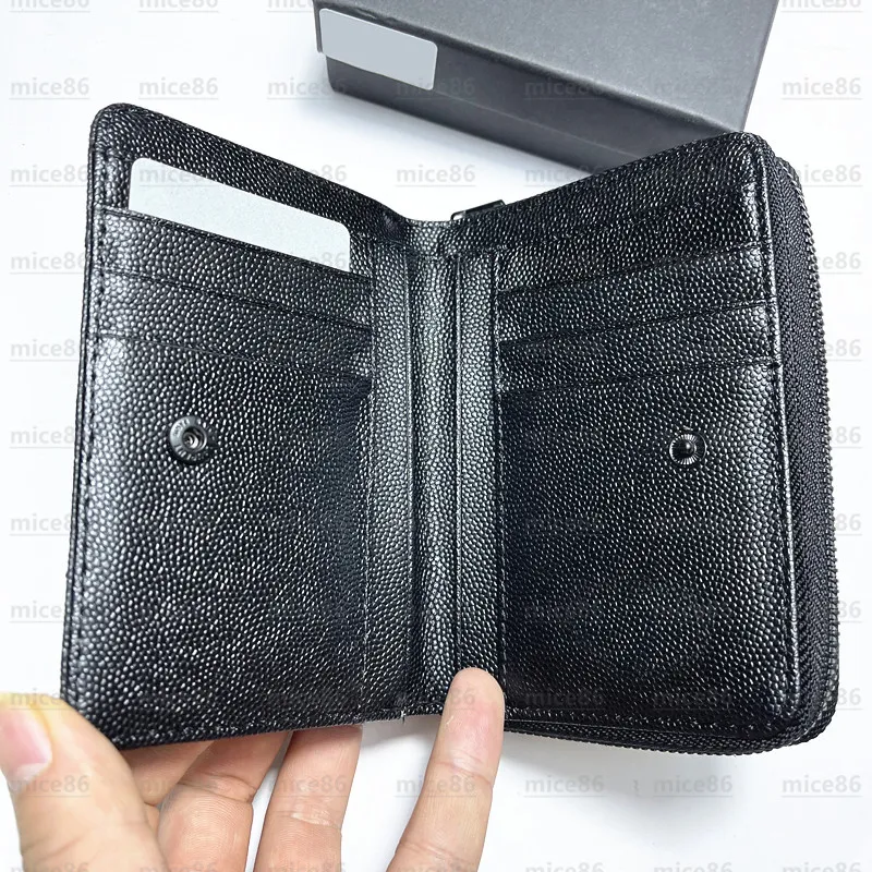 High quality Genuine Leather Purse card holder Lambskin wallet Men famous Women's Holders Luxurys designer fashion Coin Nylon187U