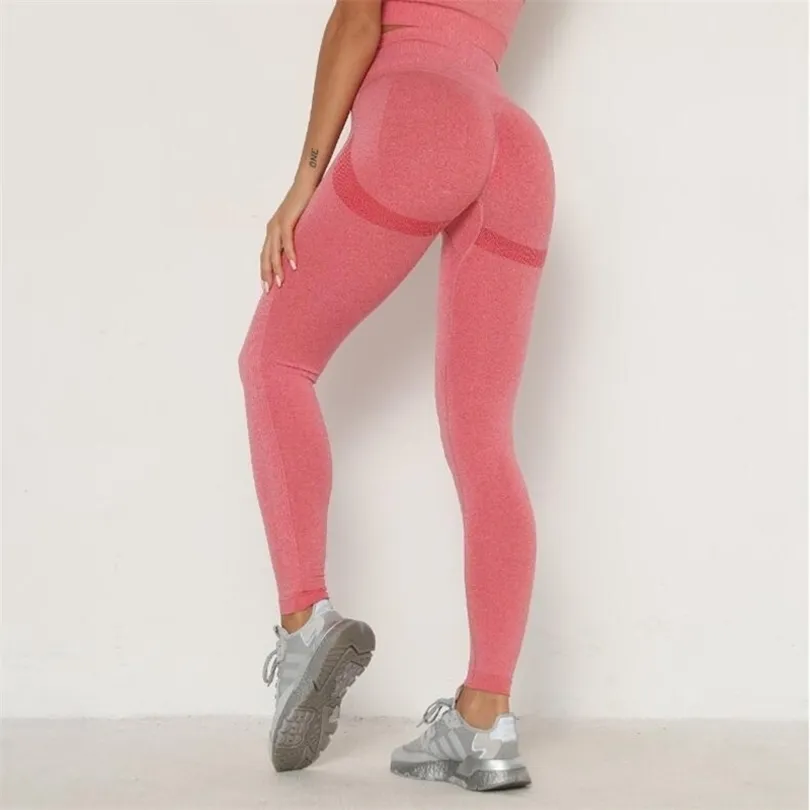 10 renk Kadın Dikişsiz Taytlar Yüksek Bel Gym Enerji Enerji Dikişsiz Tayt Yoga Pantolonları Girlfemale Sport Egzersiz Tayt Pantolon 201014