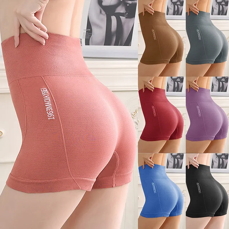 Roupas de ioga Shorts de treino de cintura alta Sports Vital Seamless Fitness Shorts feminino Scrunch Bumbum Running Sport Gym Leggings