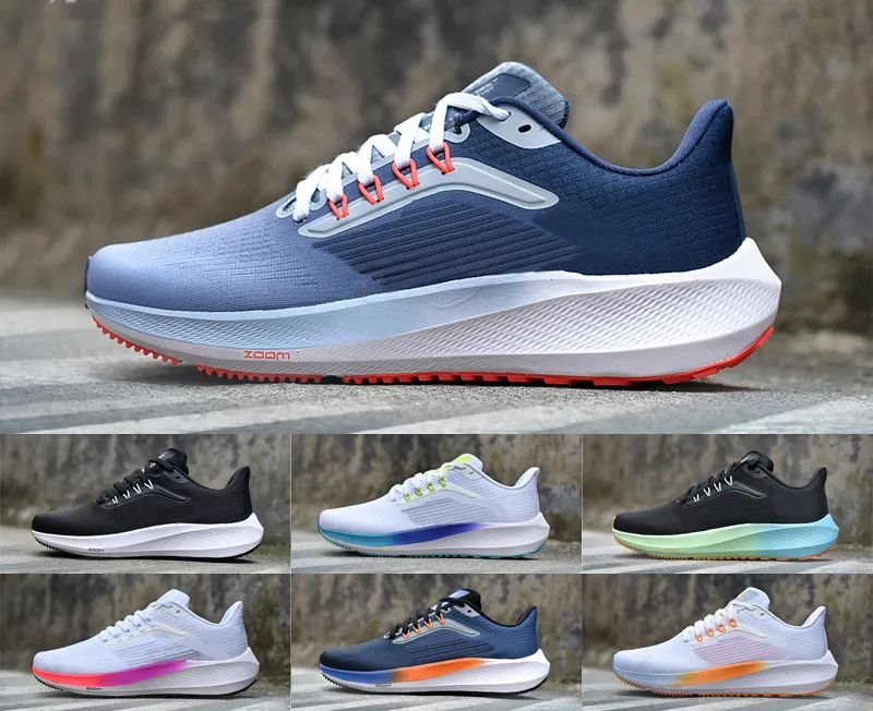 Zoom pegasus 39 l￶pskor barfota 38 39s gs m￤n tr￤nare designer sport sko r￥diga vit svart ren orange promenad sneakers kvinnliga friidrott zapatos