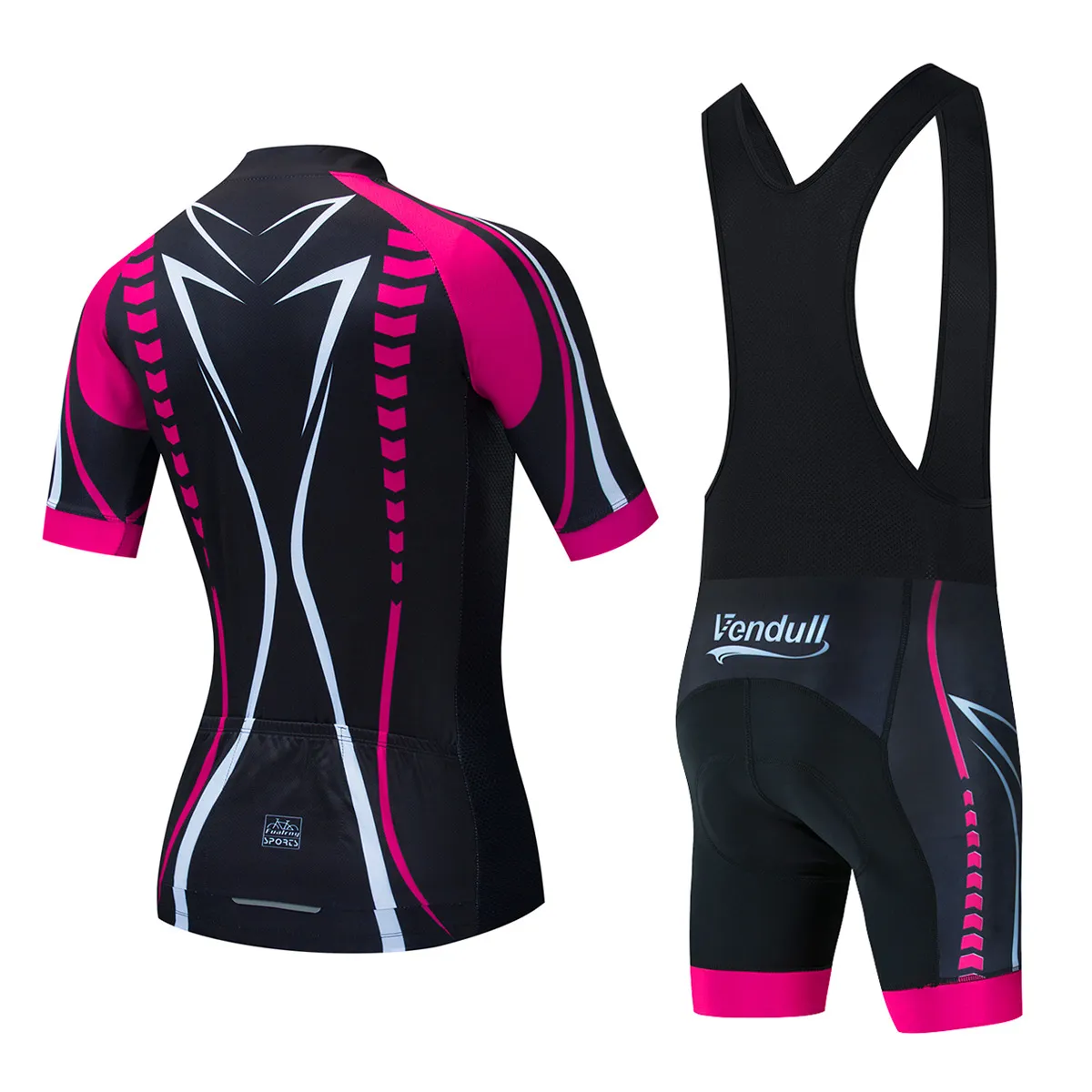 Black and pink cycling jersey deals
