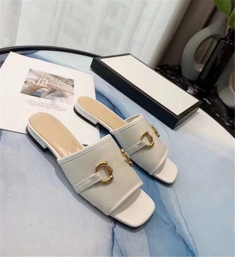 Women Summer Slippers sandals bench shoes Stylish comfortable genuine leather flat soft sole wear-resisting Simplicity non slip versatile sandals G70134