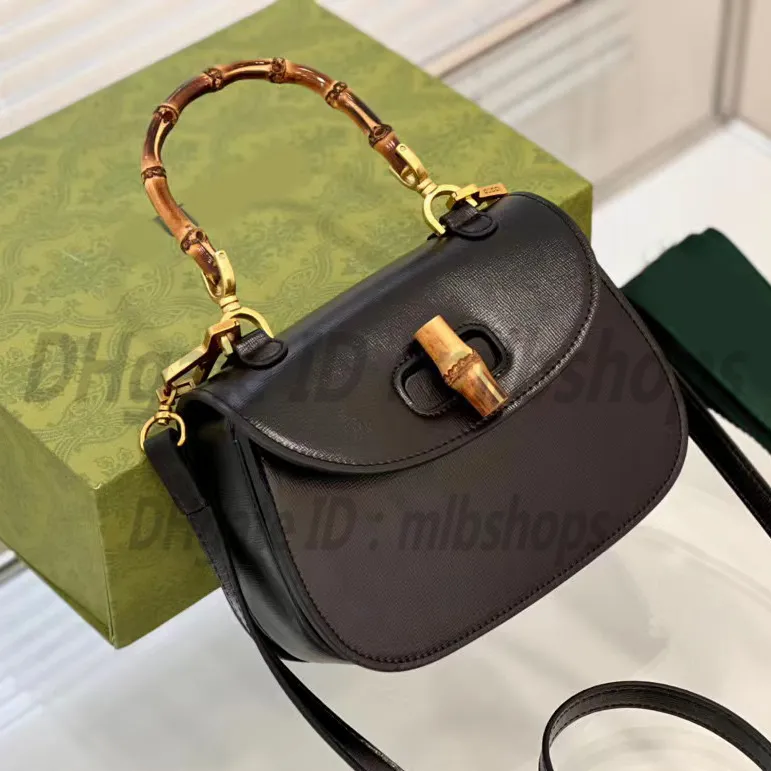 Fashion 100th Shoulder Bamboo Saddle Bags G Luxurys designers Women Handbags High quality CrossBody bag ladies purses Totes Clutch Handbag leather 2022 wallets