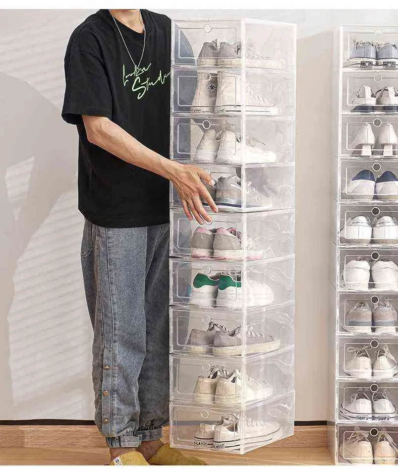 Clear shoe rack discount