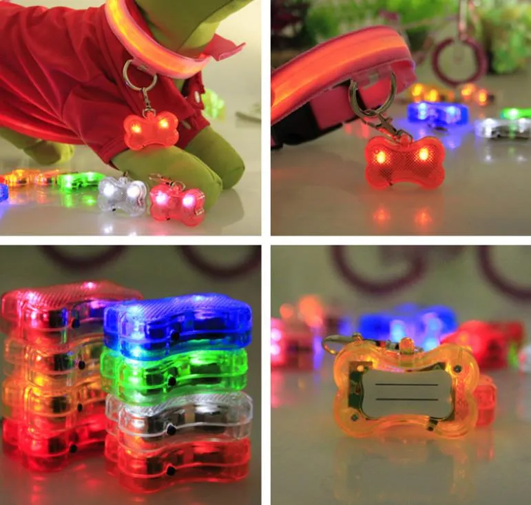 LED Dog & Cat Collar Pendant - Waterproof Night Safety Light UK
