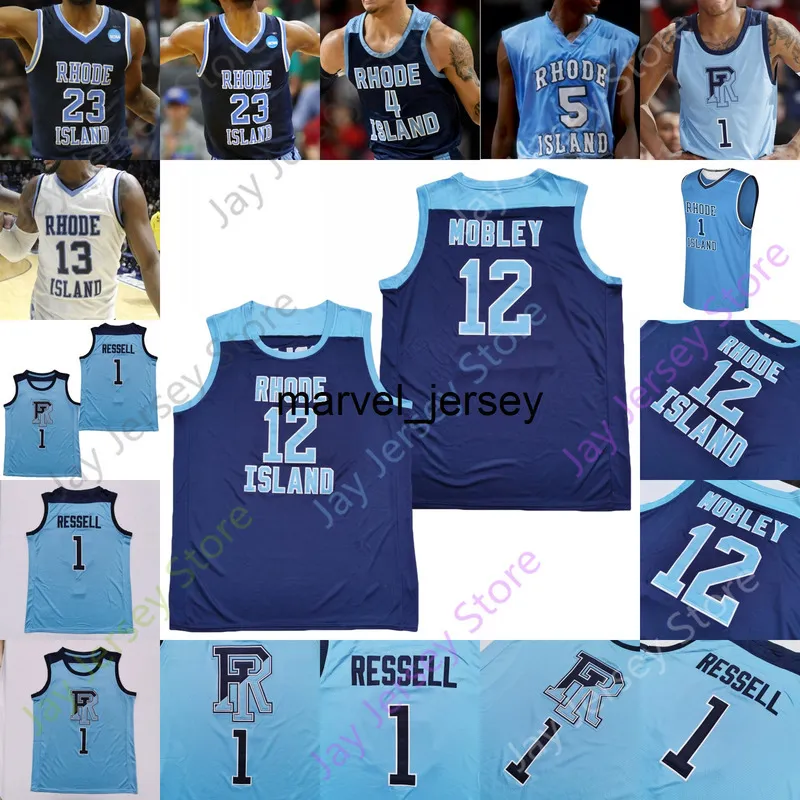 2020 Custom Rhode Island Basketball Jersey NCAA College Lamar Odom