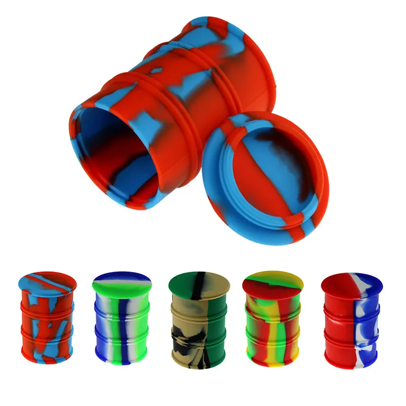 silicone jar tobacco barrel for gasoline storage-Shaped Silicone Smoke