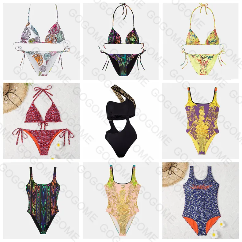 Designer V Bikini Femmes Maillot De Bain Sexy Maillot De Bain D'été Maillots De Bain Plage Bikinis Ensemble Body Maillot De Bain Natation Baigneurs Costumes 700 Série Une Pièce