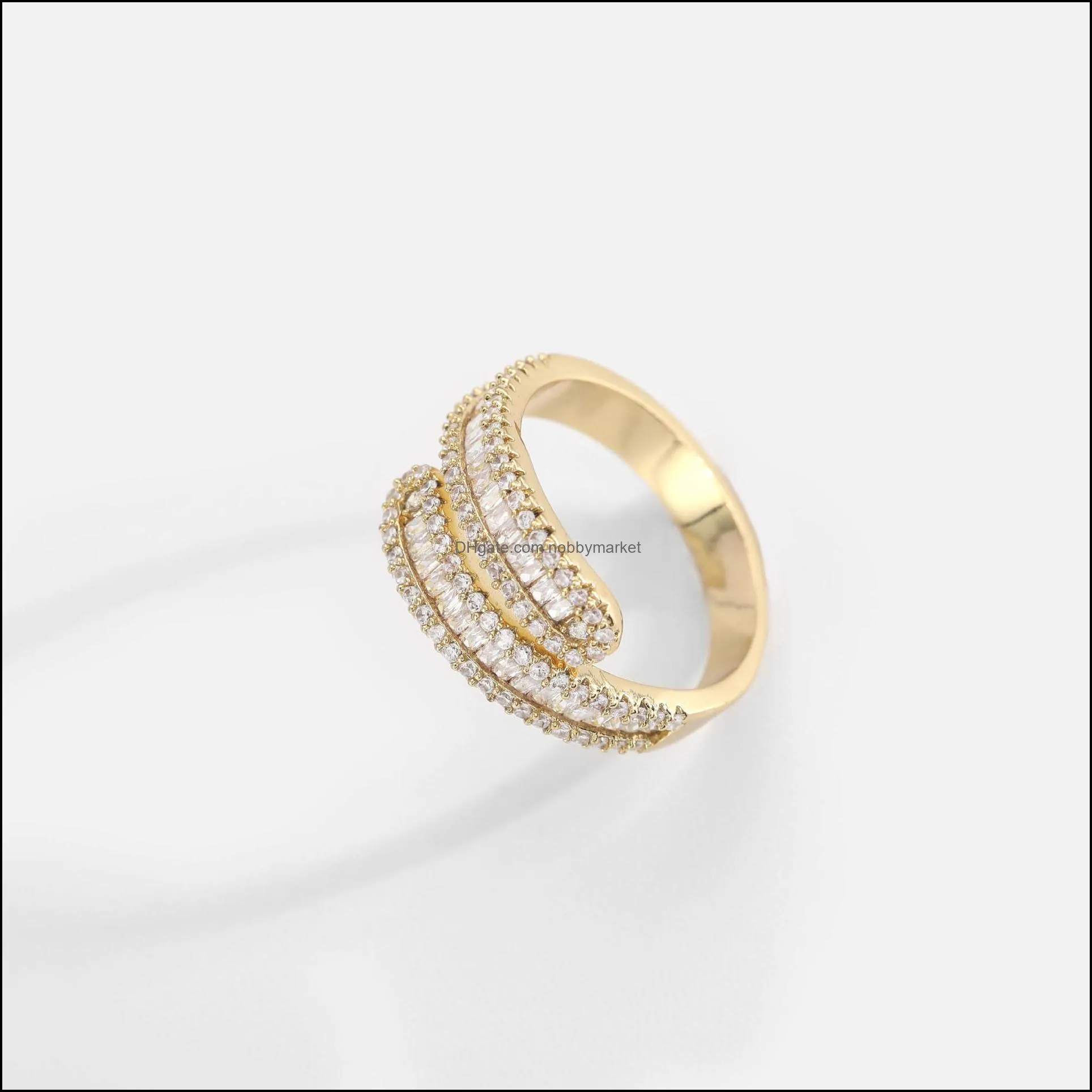Ziron Stainless Steel 18k Gold Ring Adjustable Open Rings Women Anillos Jewelry Bague Femme Ringen Fidget Ring 2022 Waterproof