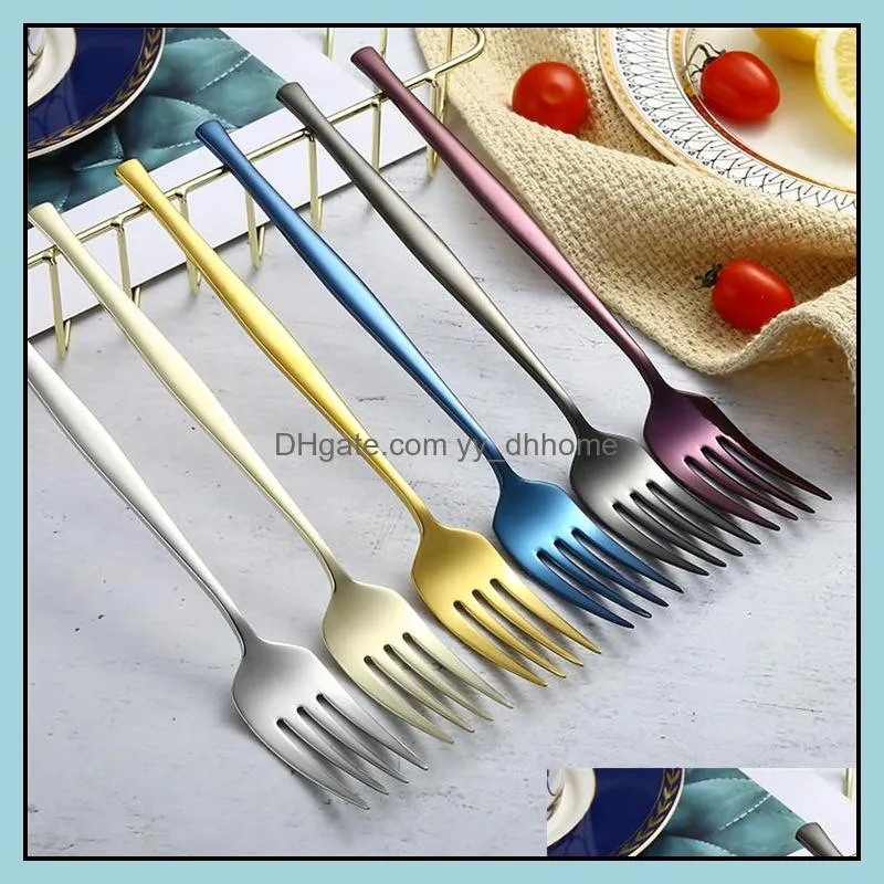 ins chic tableware set flatware silverware stainless steel set cutlery 304 spoon knife and fork set