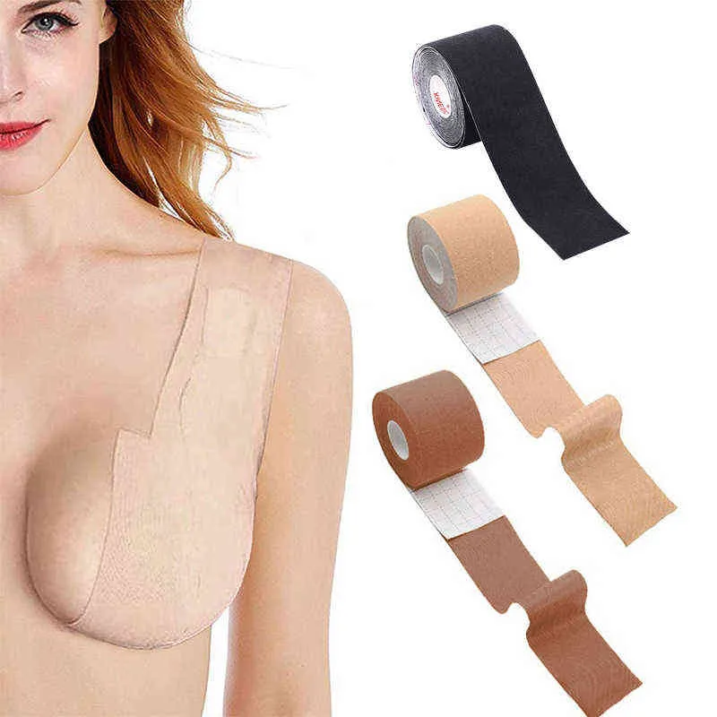 5PC Invisible Lift Up Bra Boob Tape for Breasts Party Dresses Breast Lifting Tapes Stickers Nude Sexy Strapless Bras Nipple Covers Y220725