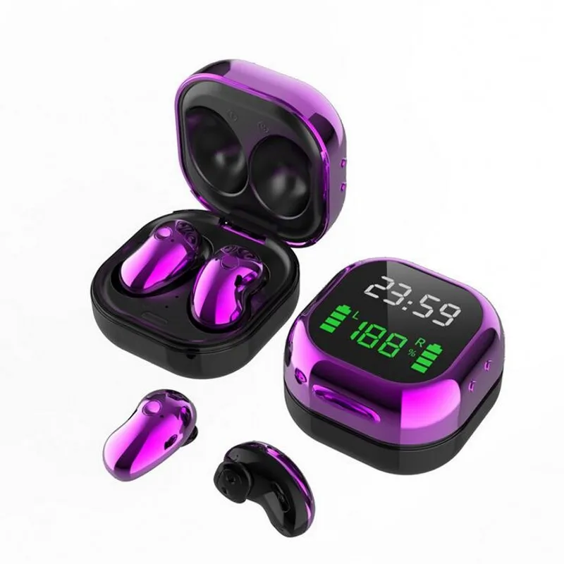 S6 Plus TWS Bluetooth Wireless Earbuds With Color Screen Mini