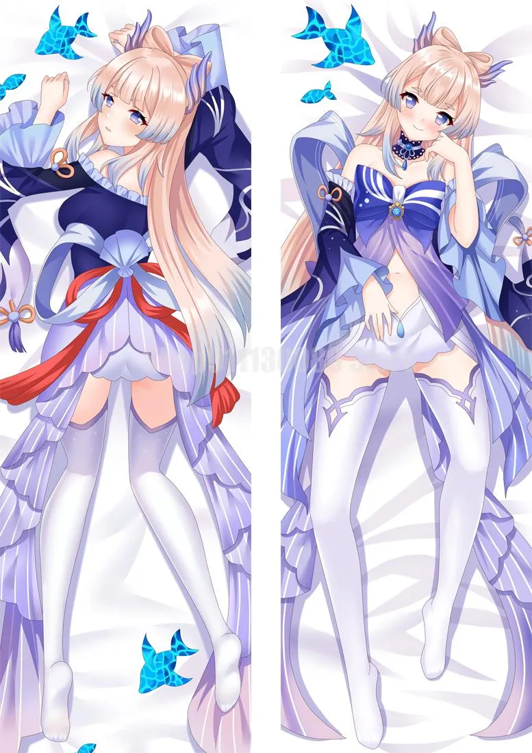 Kussensloop sangonomiya kokomi schoonheid genhin impact dakimakura knuffelen body slaapkamer beddengoed coverpillow